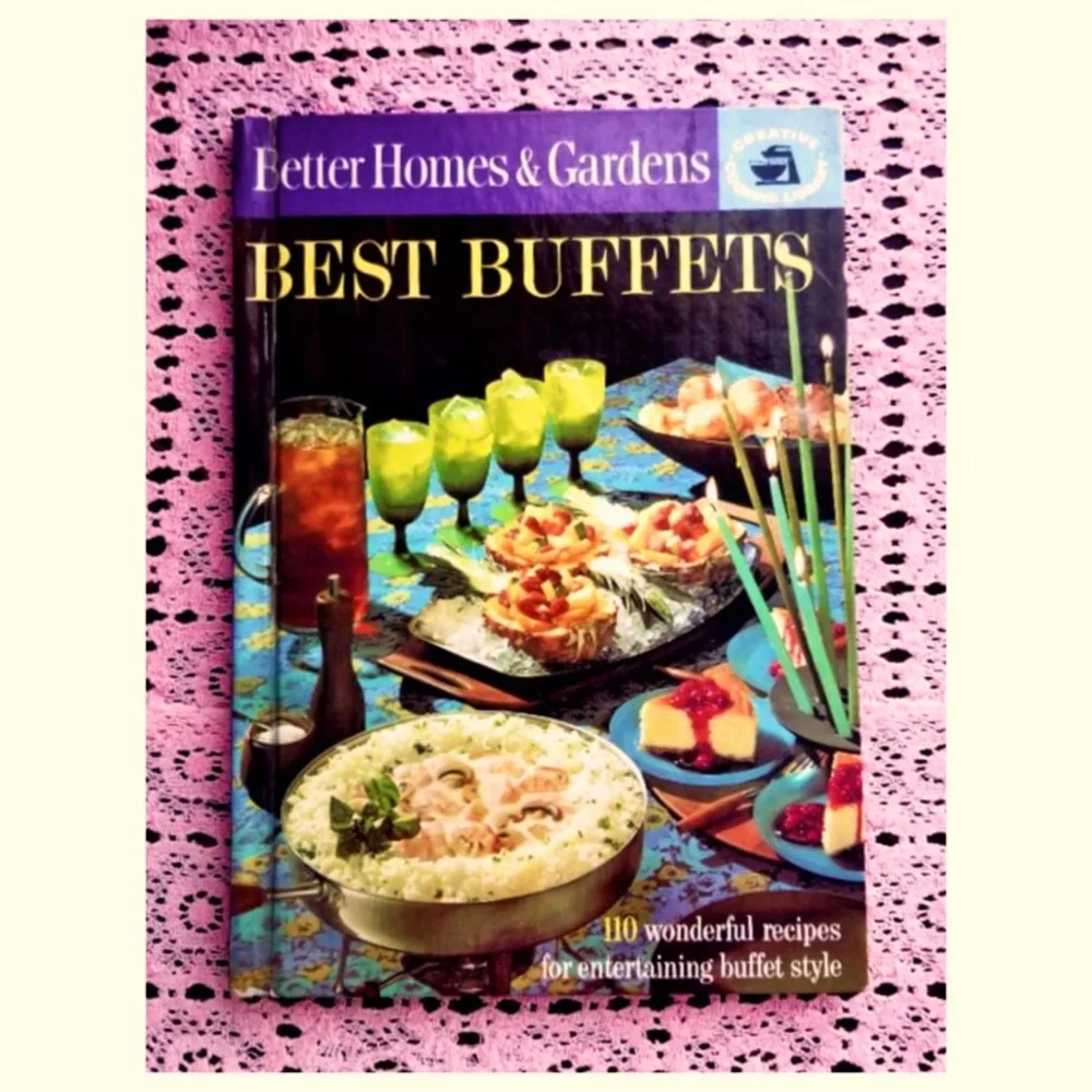 Better Homes and Gardens BEST BUFFETS Hardcover Vintage Cookbook 1963